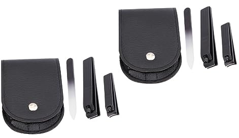 Beavorty 6pcs Nail Clipper Cutter Trimmer Set Nail Manicure Tool for Toe Finger Care Professional Trimming Kit