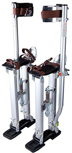 Verstellbare Aluminium-Trockenbau-Stelzen, Dekorateur-Stelzen, Baumeister, Maler, Verputzer, Stuckateure, Stelzen, Aufzüge, Werkzeug, 61–101 cm