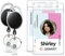 Uniclife Ausweishalter Vertikale Clear Plastic Case mit Retractable Badge Reel Karabiner Clip Soft Waterproof Card Protector für IDs Kreditkarten Proximity Cards Führerscheine und Pässe, 2 Pack