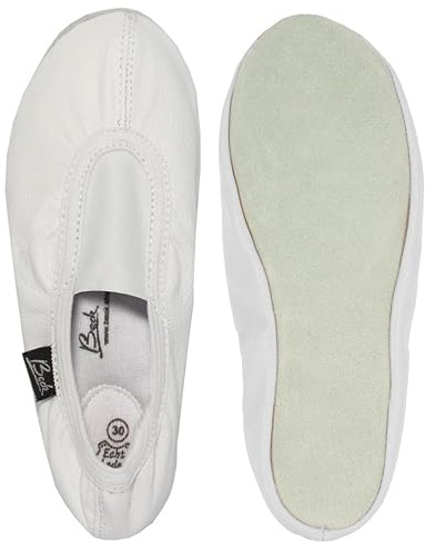 Beck Unisex Kinder Gymnastikschuh Basic, Weiß, 31 EU