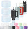 Stanley Cup Boot aus Silikon für Stanley Tumbler 850 - 1134 ml und IceFlow 567 - 850 ml, Stanley Cup Boot für Hydro Flask Wasserflasche 340 - 680 ml, Stanley Boots Bodenschutz 7,1 - 7,6 cm Unterseite,