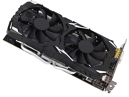 ciciglow RX 580-Grafikkarte, Gaming-Grafikkarte, Hervorragende Leistung, 256 Bit, 2 Lüfter, Unterstützt 8K für PC für Zuhause