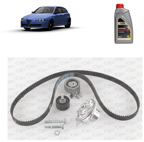 Kit distribuzione + p acqua + antigelo per Alfa Romeo 147 1.9 JTD JTDM gasolio 2000-2010