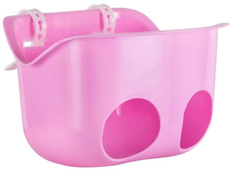Porte-vélo pour enfant – Siège de vélo jouet avec sangles de sécurité, porte-vélo en peluche | Porte-vélo de polyvalent 21x15x14cm, siège de vélo jouet fabriqué avec 2 ouvertures circulaires po