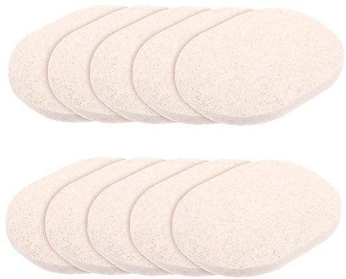 MUSISALY 10stücke Gesichtsschrubber Peeling-gesichtsschwamm Wiederverwendbar Für Haushalt Gesicht Reiniger Schwämme Mit Kompaktem Tragbaren Design Für Reise Und Alltag Nutzung
