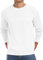 Sailwind Mens Jumpers 100% Cotton Warm Knitted Crew Neck Jumper Long Sleeve Soft Cozy Knitwear Pullover Sweaters for Men (White, M)