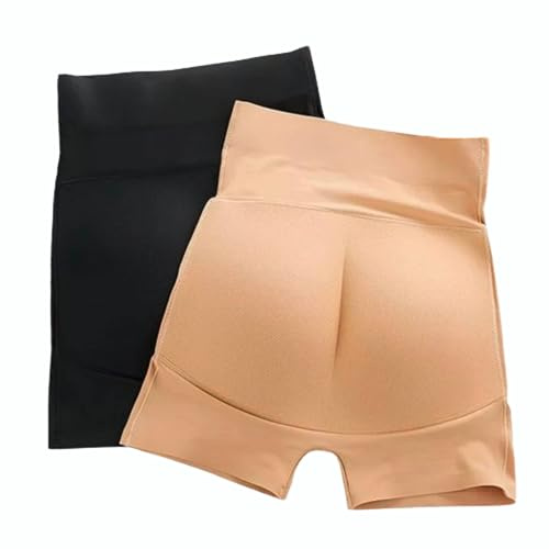 JaBranDo - Po-Shaping-Hose - Nahtloser Po-Lifter für Perfekte Kurven - Figurformende Unterhose - Po Push Up Hose für Damen (Beige, S)