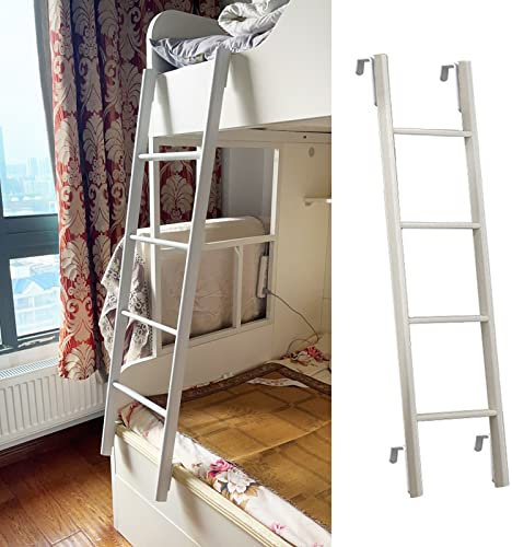 Bettleiter, Etagenbettleiter 45/50/55/59, Wohnwagen-Schlafsaal-Hochbett-Etagenleiter mit Haken, Zwillingsleitern (Größe: 116 cm/45)