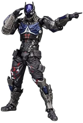 REOZIGN Arkham Figur, Ritter Arkham Mobile stehende Figur 17 cm / 6,7 Zoll Anime Statue aus PVC handgefertigt Sammlergeschenk