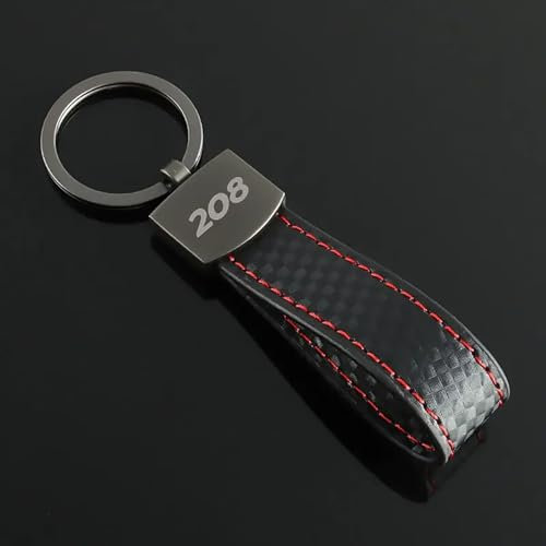 MNGKIQC 1 Pièce Porte-clés de Voiture, pour Peugeot 208 Porte Clé Portable Multifonction Porte-clés de Voiture Accessoires Clés,D