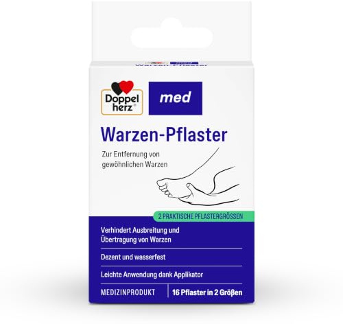 Doppelherz med Warzen-Pflaster - wasserfest