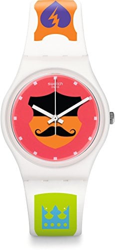 Swatch Damen Armbanduhr Digital Quarz Silikon GW179