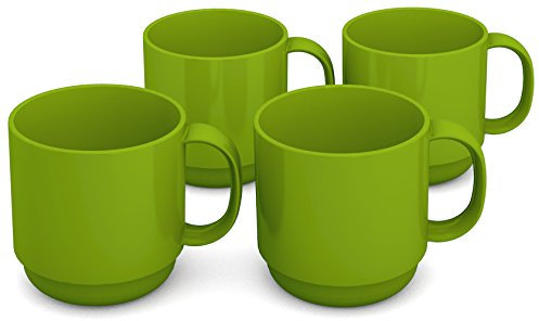 Ornamin 508 Becher, Kunststoff, Grün, 8 cm, 4