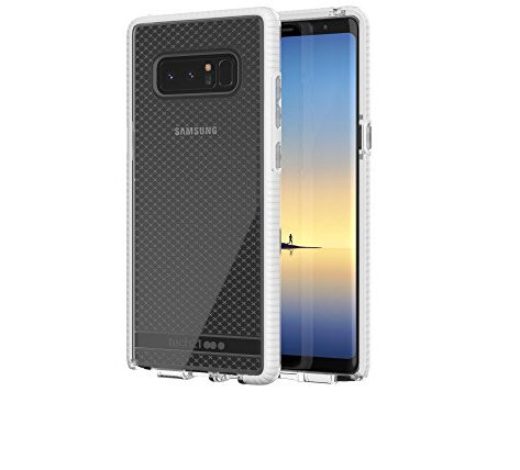 Tech21 Protective Samsung Galaxy Note8 Case Ultra Thin Lightweight Scratch Resistant Back Cover - Evo Shell - Clear