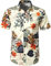 JOGAL Mens Flowers Casual Aloha Hawaiian Shirt 3X-Large A334 White