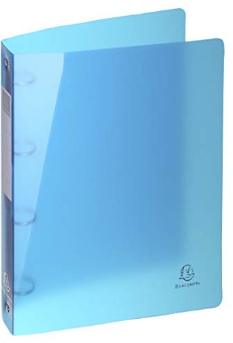 Exacompta 5 semi-Rigid Ring Binders PP Iderama A4 4 Rings Assorted