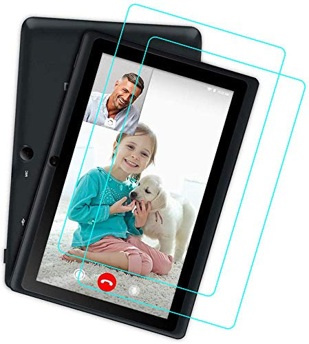 YGoal Lot de 2 protections d'écran en verre trempé pour tablette Dragon Touch Q88, Y88X Plus et Y88X Pro 7