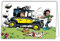 Gaston Lagaffe Geburtstagskarte Auto