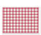 Set de Table Papier Vichy Bistro | Gaufré | Rouge et Blanc | 30X40 cm | Déperlant | Lot de 1000 pièces | Guinguette - Brasserie - Bistro - Bouchon Lyonnais