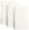 FYY 3 Packungen A6 Papier Blanko,A6 Refill Paper 135 Blätter (270 Seiten) für 6 Ring Binder Notizbuch,Nachfülleinlagen für Filofax A6,Notizen,Tagbuch,Skizze,DIY,Bullet Journal,Malerei,(Blanko)