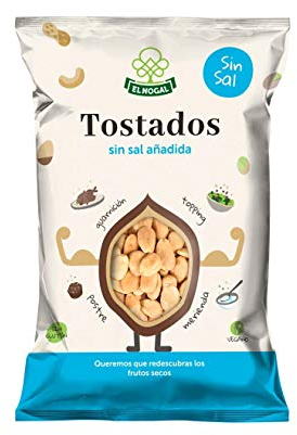 EL NOGAL Frutos Secos Almendra Repelada Tostada Sin Sal Bolsa, 100 g