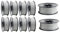 PETG Filament 3D Drucker 1,75mm / 10 x 1kg Rolle Weiss für 3D Printer oder Stift 10er Set (10Kg)