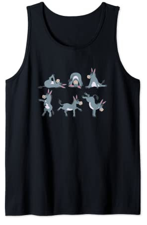 Yoga Esel Meditation Esel macht Yoga Übungen Tank Top