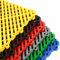 DOCIM 16x16x0.7 Collegamento Garage Floor Tiles PVC, Antiscivolo Splicing Mats drenaggio per Garage Flooring, Car Washing Facility, Deck Floor,Giallo,10Pcs