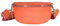 Bauchtasche Damen stylisch Umhängetasche Hüfttasche Bodybag Gürtel Crossbody Bag Schultertasche mit Verstellbaren Gurt 25 (Orange, S / 23 x 14 x 7 cm)