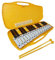Rockstar - Glockenspiel Carrillon Metalofono Xilofono DG27N2 Cromático, 27 Teclas y Mazas Para Niños Pequeños, Instrumento Musical, Regalo Escolar - Rockmusic