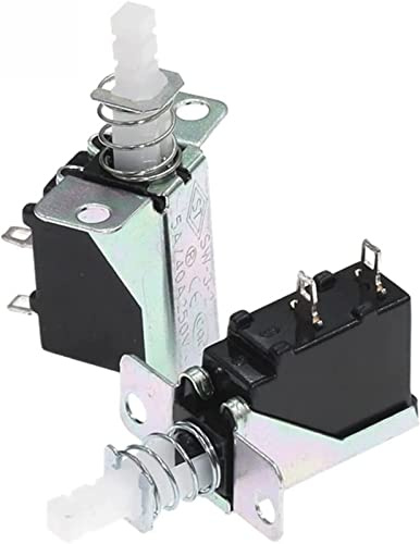 elektronischer Schalter Mikroschalter 5 STÜCKE Gerader Schlüssel Selbstsichernder Schalter KCD-A10 SW-3 A04 Netzschalter 2-polige äußere Feder 5 A for Dunstabzugshaube