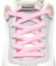 Handshop 2 Paia Lacci Elastici per Scarpe per Bambini e Adulti, No Tie Lacci Piatti da Ginnastica, Scarpe da Corsa, Scarpe Sportive Rosa 125cm