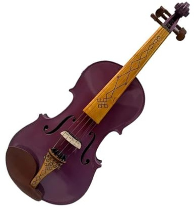 Handgemachte Ahorn Holz Lila 5 Saiten Elektrische Akustik 4/4 Violine Geige Sound Klar Und Riesigen Klang