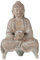 Statue de Bouddha Statue de jardin extérieur statues de bouddha zen jardin statues de bouddha avec des lumières solaires, ornements solaires de Bouddha pour la maison spirituelle Fengshii Decor Style