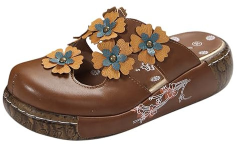 Generisch Hausschuhe Damen Flach Bequem Slippers Sandaletten Strand Schuhe Offen Slipper Damenschuhe Römische Schlappen Pantoletten Bequeme Sommer Sandalen Sommerschuhe