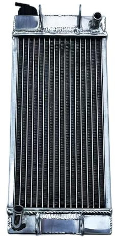 FSMOTO Radiatore di alluminio di 41cm x di 18cm PER i go-kart Iame X30 W/tubo flessibile montaggi pompa termica