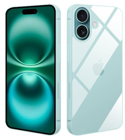 HS Products HSP Cover per Apple iPhone 16 [Repellente alla Polvere] Custodia Protettiva in Silicone TPU Premium | AntiGraffio Antiurto Protezione della Fotocamera | vestibilità sottile | Trasparente