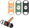 XPEX 3 Pièces Coupe Cigare, Coupe Cigare Guillotine En Acier Inox, 26Mm Trou Coupe-Cigares Double Lame, Ciseaux Coupe Cigare Cigarette De Poche Double Guillotine(Noir/Jaune/Vert)