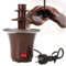 Máquina Para Derretir Chocolate de 3 Niveles, Mini Juego de Fondue Eléctrica con Fuente de Chocolate de 3 Niveles, Máquina en Cascada de Chocolate con Base de Crisol en Caliente Para Fiestas de Cumple