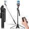 Auto Face Tracking - Treppiede per cellulare, rotazione a 360°, 180 cm, allungabile con scatto a distanza, per smartphone YouTube Tiktok