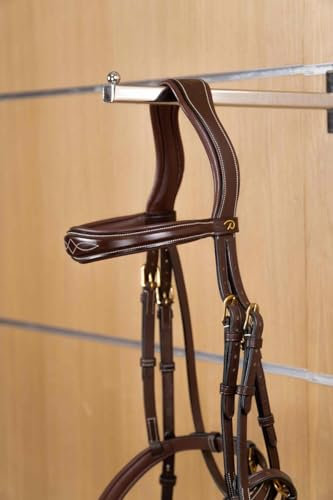 Kentucky - Anatomischer Stirnriemen – Einheitsgröße – Schwarz – Leder – Ergonomisches Design