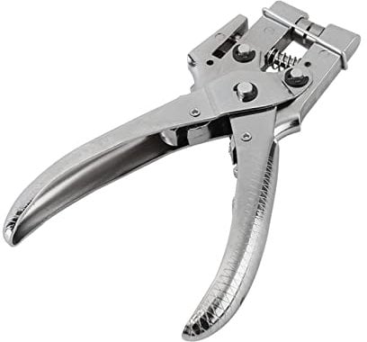 Öse -Einstellungszange, Punchzange, Nieterletter mit 100 -pcs Hohlen Ösen, Ideal Zum Anbringen von Ösen an Planen, Zelten, Leinwandbeutel