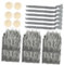 Veemoon 1Set Gnome Beard Accessories Frosted Curly Beards and Balls for Gnome Making Supplies for Home Decor and Crafts