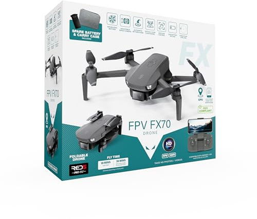 RED5 FX70 HD FPV Wi-Fi Secure PSTI Foldable Remote Control Quadcopter Drone