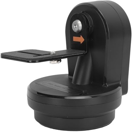 Keenso YT800 Rotation Pan Tilt Head Electric Tripod Head 2.4Ghz Remote Control 360 Degrees Rotation 1/4in Screw Hole Photography Accessory, Holds 1Kg, Type C Charging Port, 5W Power for Outdoor
