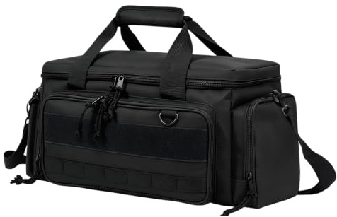 BEINIYXIAN 18 Inch Tool Bag, with Removable Dividers and Non-Slip Design,Tactical Range Bag for Men, Heavy Duty Tool Bag with Multi-Pocket
