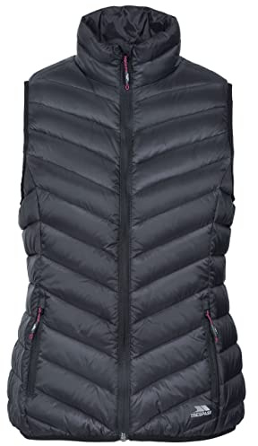 Trespass Womens Down Gilet Giana Black in Size - 16