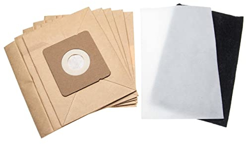vhbw 6-tlg. Filter + Beutel (Papier) Set kompatibel mit Rowenta RO172101/4Q0, RO1721R1/4Q0, RO172601/4Q0, RO1726, RO1717Y1/4Q0 Staubsauger