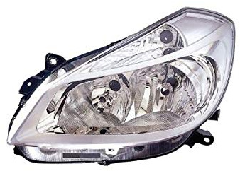 DM Autoteile 135448 Hauptscheinwerfer links H7/H7 mit Motor kompatibel für Renault Clio III 05-09
