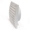 Vent Systems Ø100 mm / 4 Inch - White Air Vent Plastic Cover - Louvered Outdoor Opening Flap Vent Built - in Pest Guard Screen HVAC for Home Improvement